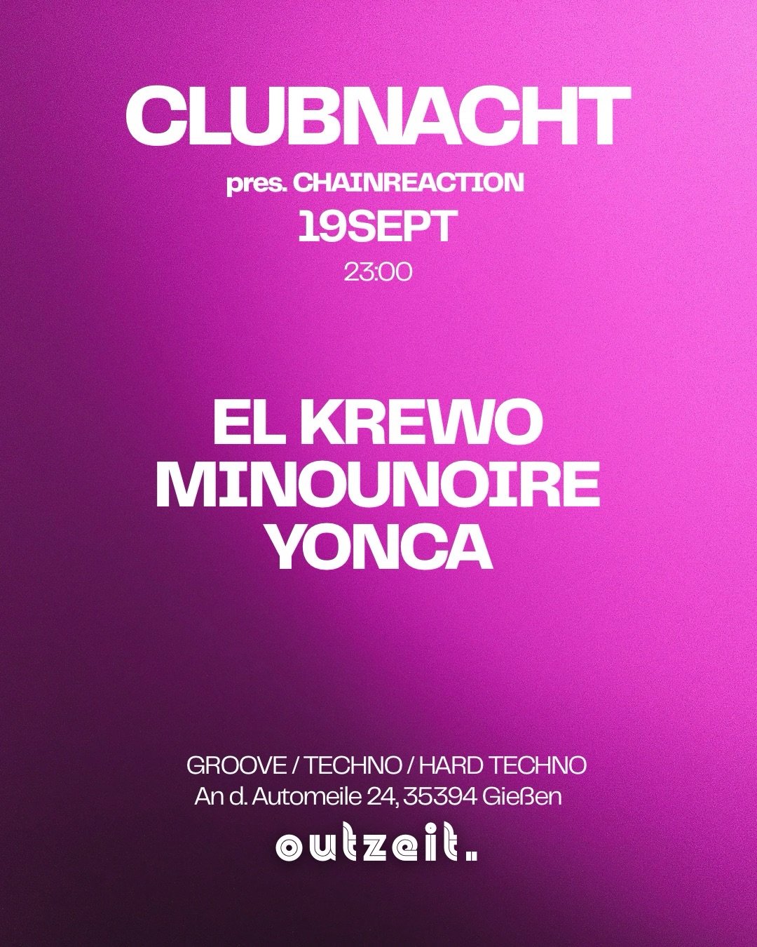 Clubnacht pres. Chainreaction